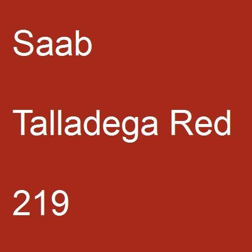 Saab, Talladega Red, 219.